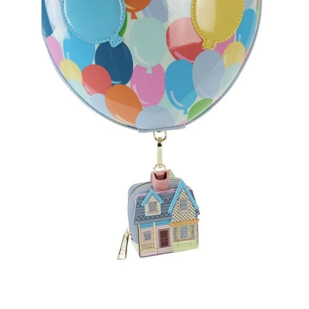 Loungefly Up Balloon House Figural Crossbody Bag With Coin Purse - Picture 2 of 7